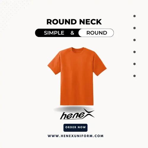 Custom branded T-shirt for promotional events and school spirit wear by Henex Uniform.
